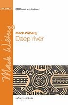 Deep River SATB choral sheet music cover Thumbnail